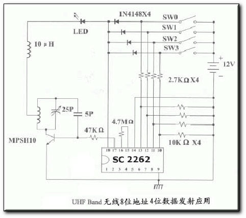 pt2262/2272编解码集成电路介绍